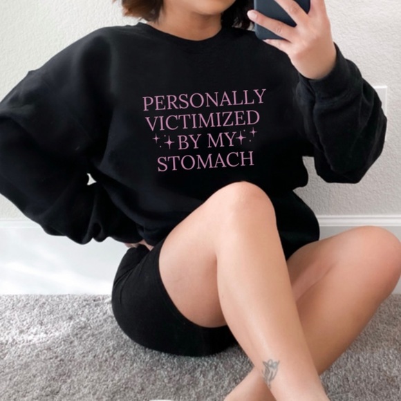 S-5X NEW My Tummy Hurts Sweatshirt, IBS - Picture 2 of 7